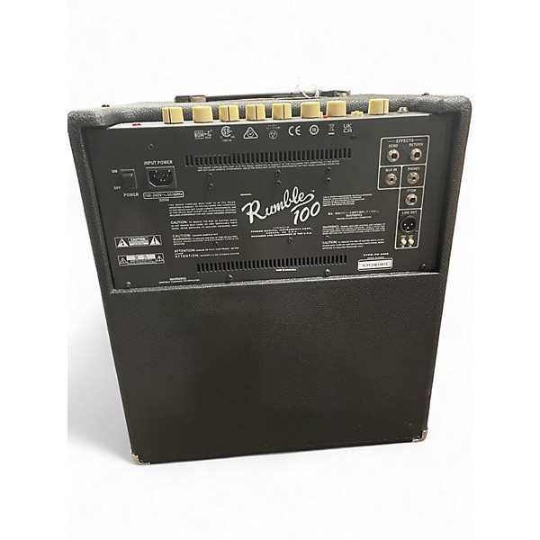 Used Fender rumble 100 Bass Combo Amp