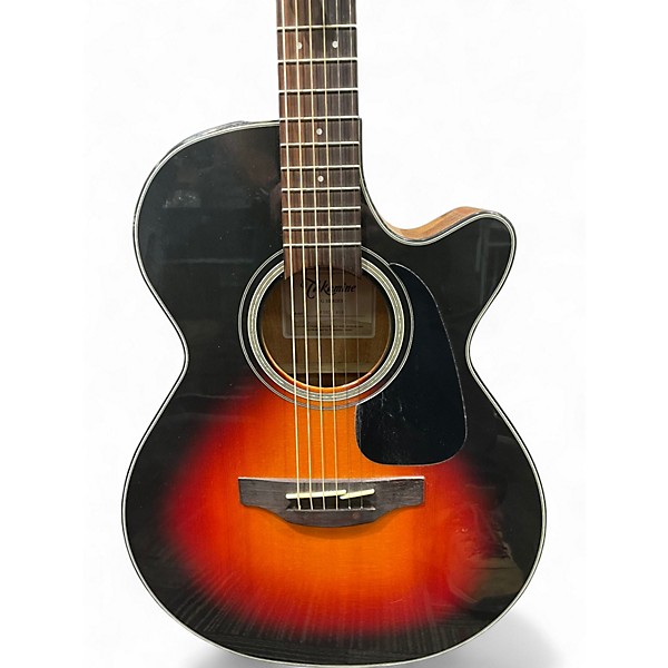 Used Takamine GF30CE 3 Color Sunburst Acoustic Guitar