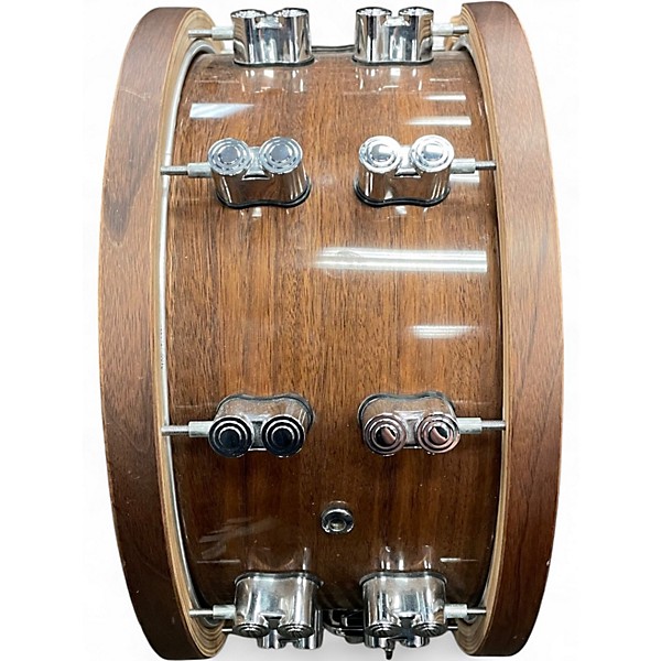 Used PDP by DW 14X8 Limited Edition Dark Stain Maple And Walnut Snare Natural Drum