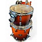 Used Pearl 3 Piece Vision ORANGE TO BLACK FADE Drum Kit