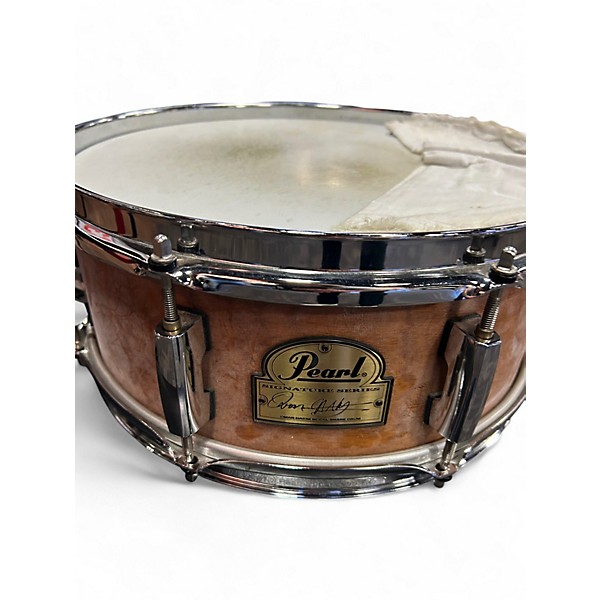 Used Pearl 14X5 Omar Hakim Snare Natural Drum