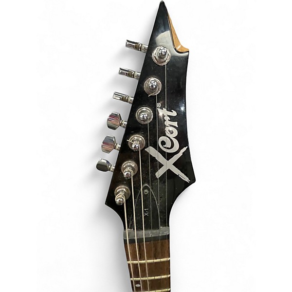 Used Cort X-1 Burgundy Mist Solid Body Electric Guitar