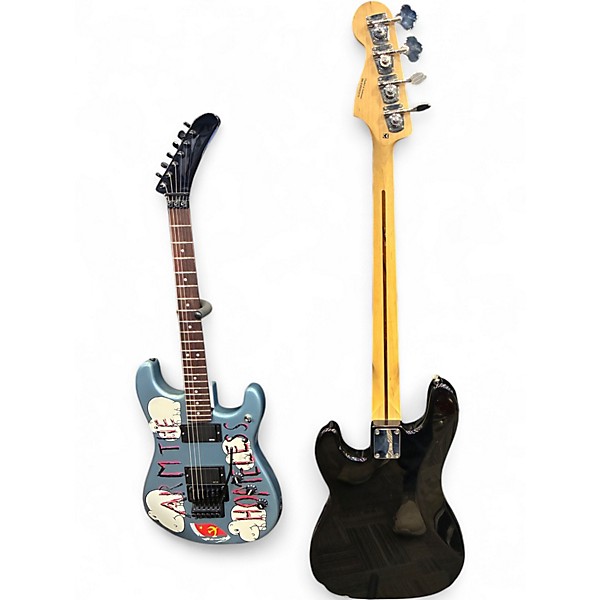 Used Squier P-Bass Special Black Electric Bass Guitar