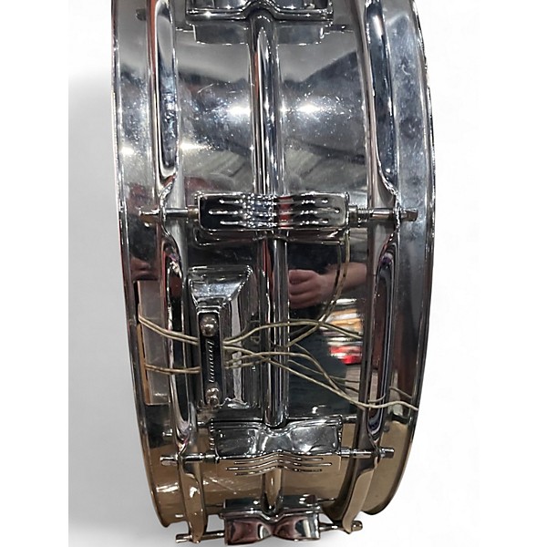 Used Ludwig 14X5.5 Accent CS Snare Chrome Silver Drum