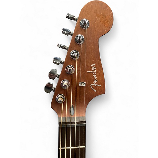 Used Fender acoustasonic jazzmaster standard matte black Acoustic Electric Guitar