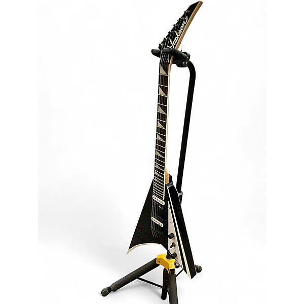 Used Jackson JS32T Randy Rhoads Black with White Bevels Solid Body Electric Guitar