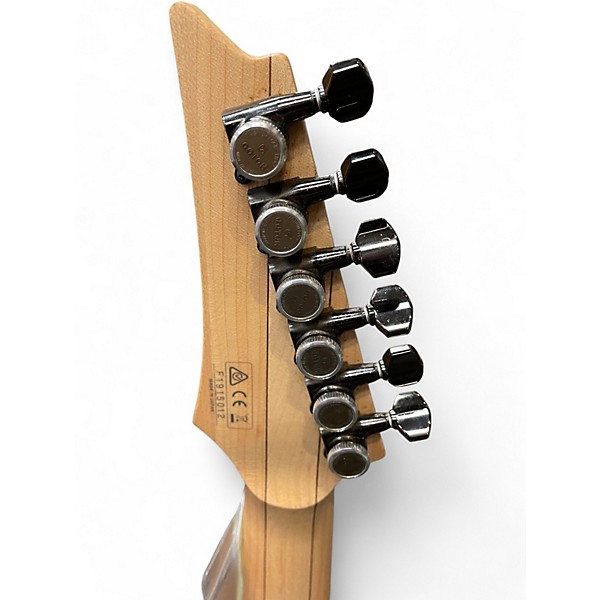 Used Ibanez Rg652ahmfx Nebula green burst Solid Body Electric Guitar