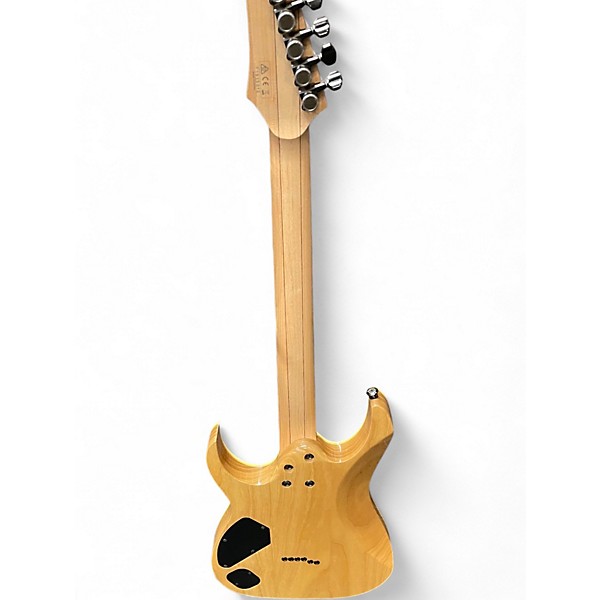 Used Ibanez Rg652ahmfx Nebula green burst Solid Body Electric Guitar