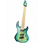 Used Agile Intrepid Pro 828 Agua Glow Solid Body Electric Guitar thumbnail