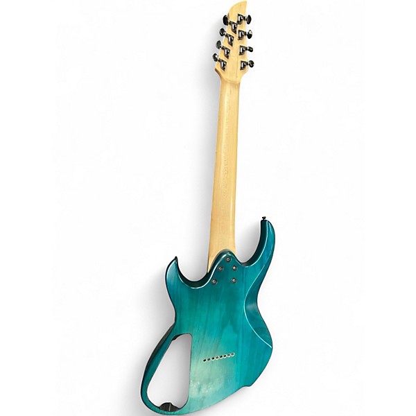Used Agile Intrepid Pro 828 Agua Glow Solid Body Electric Guitar