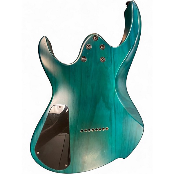Used Agile Intrepid Pro 828 Agua Glow Solid Body Electric Guitar