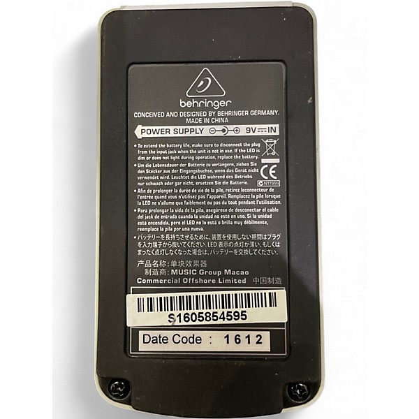 Used Behringer NR300 Noise Reduction Effect Pedal