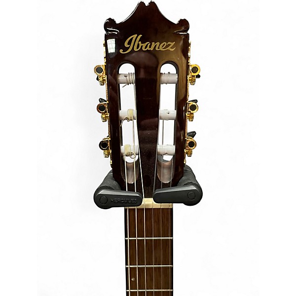 Used Ibanez GA35TCE Dark Violin Burst Classical Acoustic Electric Guitar