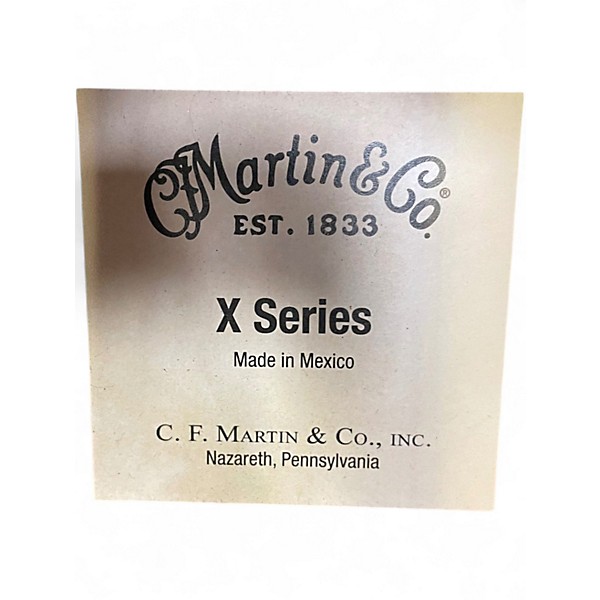 Used Martin D-X1E X SERIES  Brown Acoustic Guitar