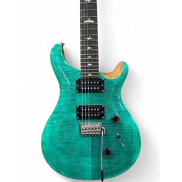Used PRS SE Custom 24 Seafoam Green Solid Body Electric Guitar