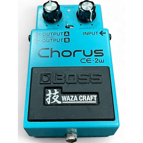 Used BOSS CE2W Waza Craft Chorus Effect Pedal