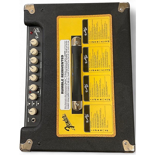 Used Fender Rumble V3 200W *AI IS* Bass Combo Amp