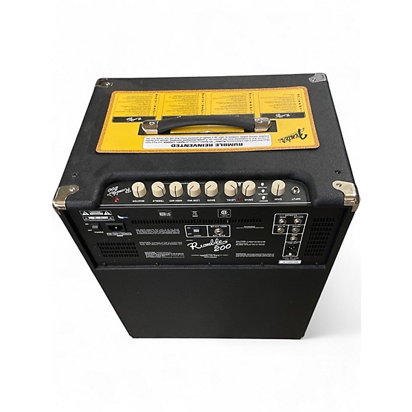 Used Fender Rumble V3 200W *AI IS* Bass Combo Amp