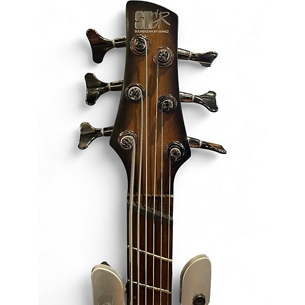 Used Ibanez SRC6MS BLACK STAINED BURST Electric Bass Guitar