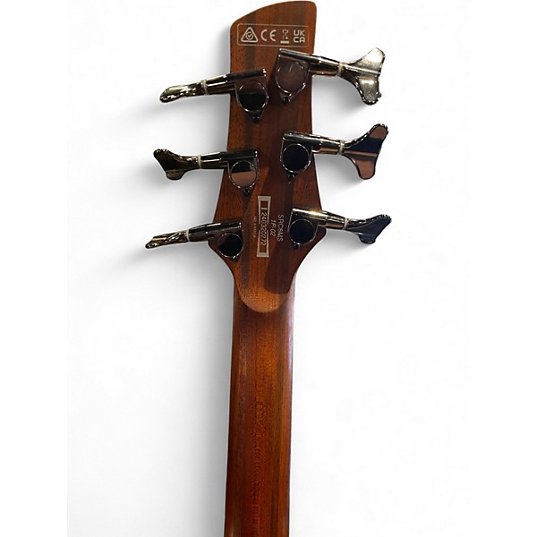 Used Ibanez SRC6MS BLACK STAINED BURST Electric Bass Guitar