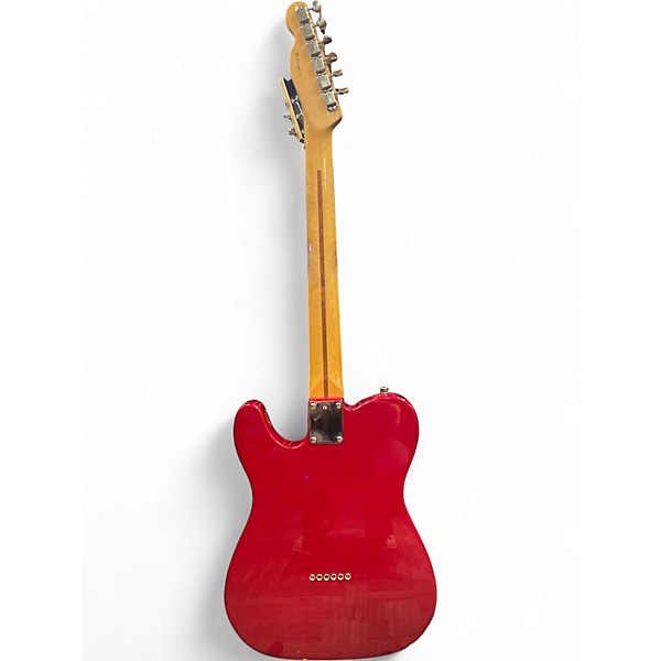 Used Fender Deluxe Nashville Telecaster Candy Apple Red Solid Body Electric Guitar