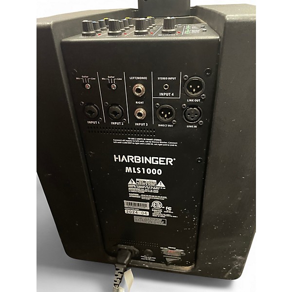 Used Harbinger MLS1000 Powered Speaker