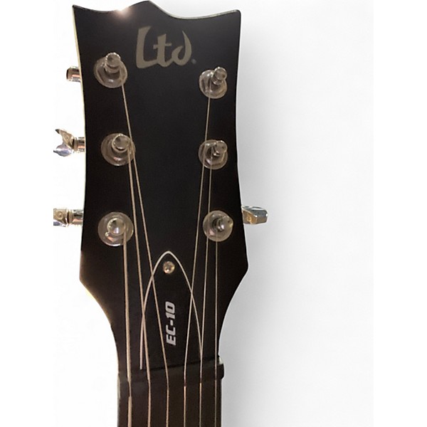 Used ESP LTD EC-10 Black Solid Body Electric Guitar