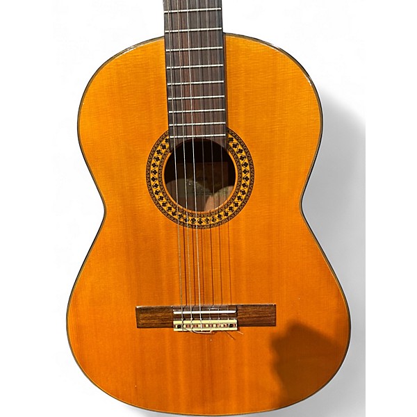 Vintage 1970s Conn C11 Trans Orange Classical Acoustic Guitar