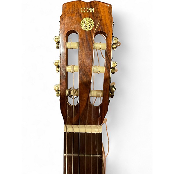 Vintage 1970s Conn C11 Trans Orange Classical Acoustic Guitar