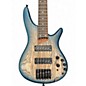 Used Ibanez SR605 5 String Blue Burst Electric Bass Guitar