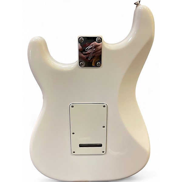 Used Fender Player Stratocaster Olympic White Solid Body Electric Guitar