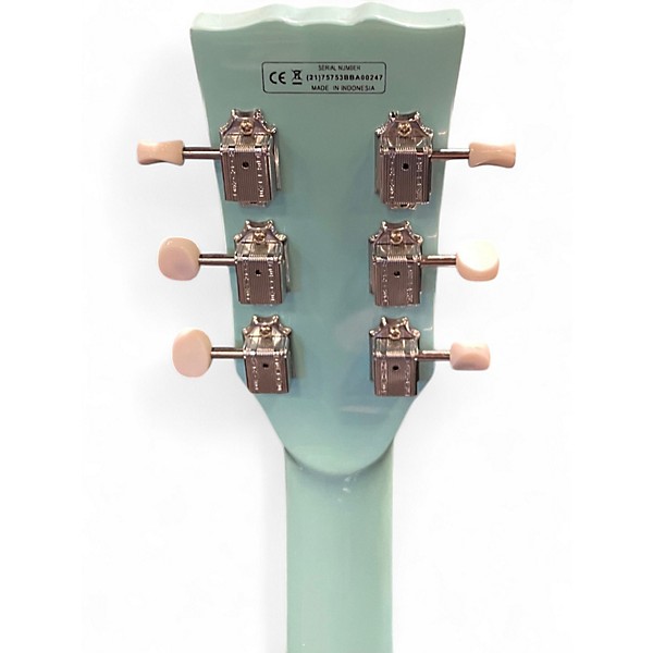 Used Harley Benton CST 24-DELUXE Trans Blue Solid Body Electric Guitar