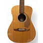 Used Fender Malibu Player Natural Acoustic Electric Guitar