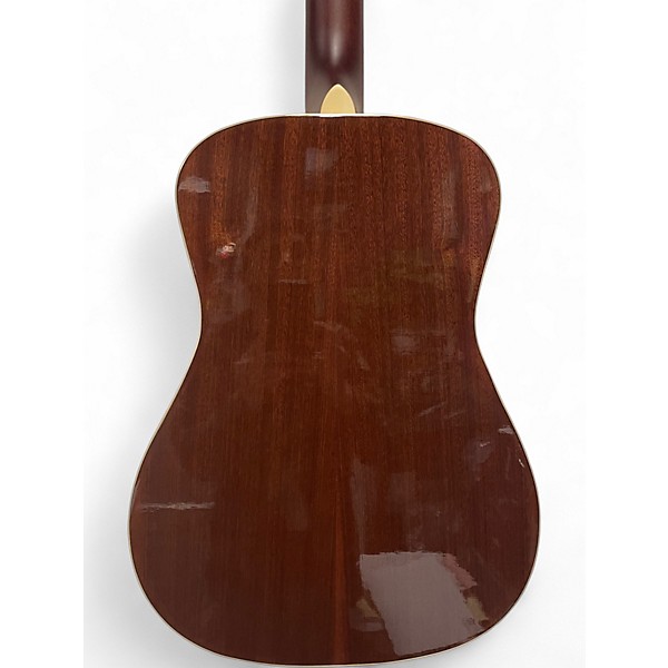 Used Fender Malibu Player Natural Acoustic Electric Guitar