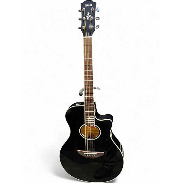 Used Yamaha APX600 Black Acoustic Electric Guitar
