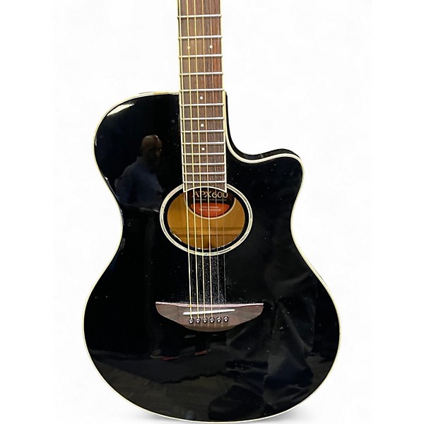 Used Yamaha APX600 Black Acoustic Electric Guitar