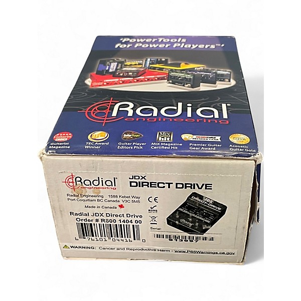 Used Radial Engineering JDX Direct Drive Guitar Preamp
