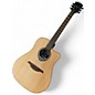 Used Lag Guitars THV10DCE Natural Acoustic Electric Guitar