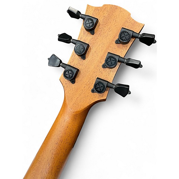 Used Lag Guitars THV10DCE Natural Acoustic Electric Guitar