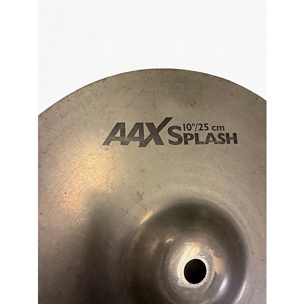 Used SABIAN 10in AAX Splash Brilliant Cymbal