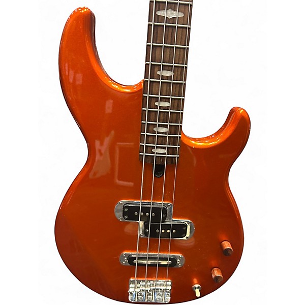Used Yamaha BB414 Orange Electric Bass Guitar