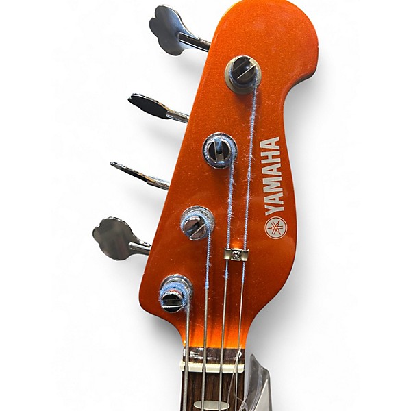 Used Yamaha BB414 Orange Electric Bass Guitar