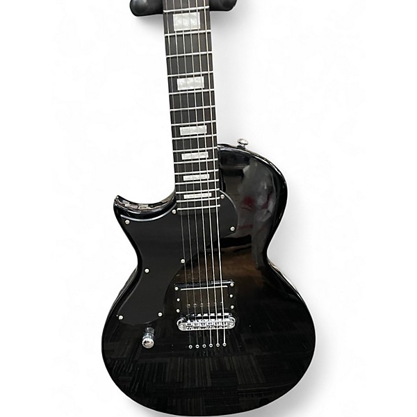Used ESP LTD EC01FT LEFT HANDED Black Solid Body Electric Guitar