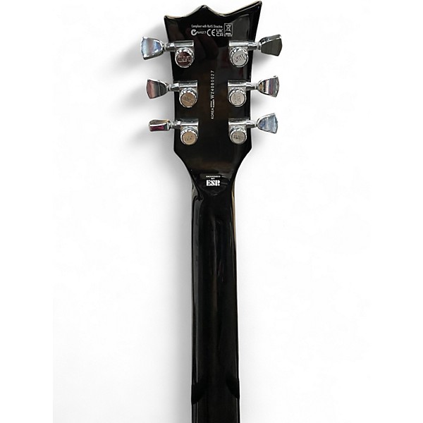 Used ESP LTD EC01FT LEFT HANDED Black Solid Body Electric Guitar