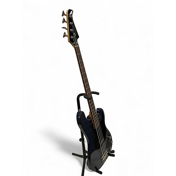 Used Silvertone SSLB Colbalt Blue Electric Bass Guitar