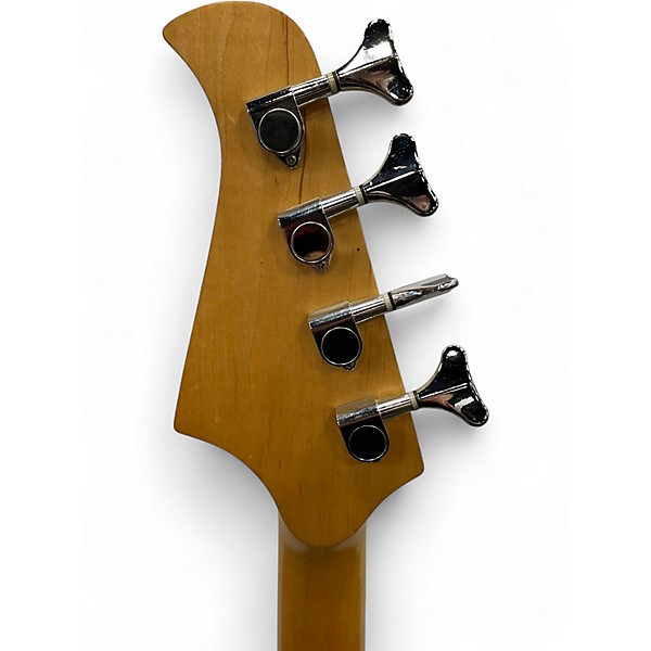 Used Silvertone SSLB Colbalt Blue Electric Bass Guitar