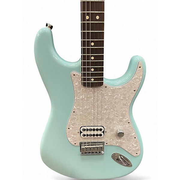 Used Fender Tom Delonge Signature Stratocaster Sonic Blue Solid Body Electric Guitar