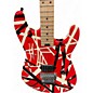 Used EVH Striped Series Red with Black and White Stripes Solid Body Electric Guitar