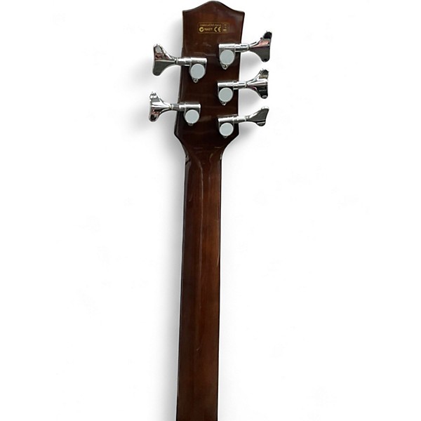 Used Ibanez EWB205WNENT Walnut Acoustic Bass Guitar