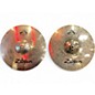 Used Zildjian 14in A Custom Hi Hat Pair Cymbal
